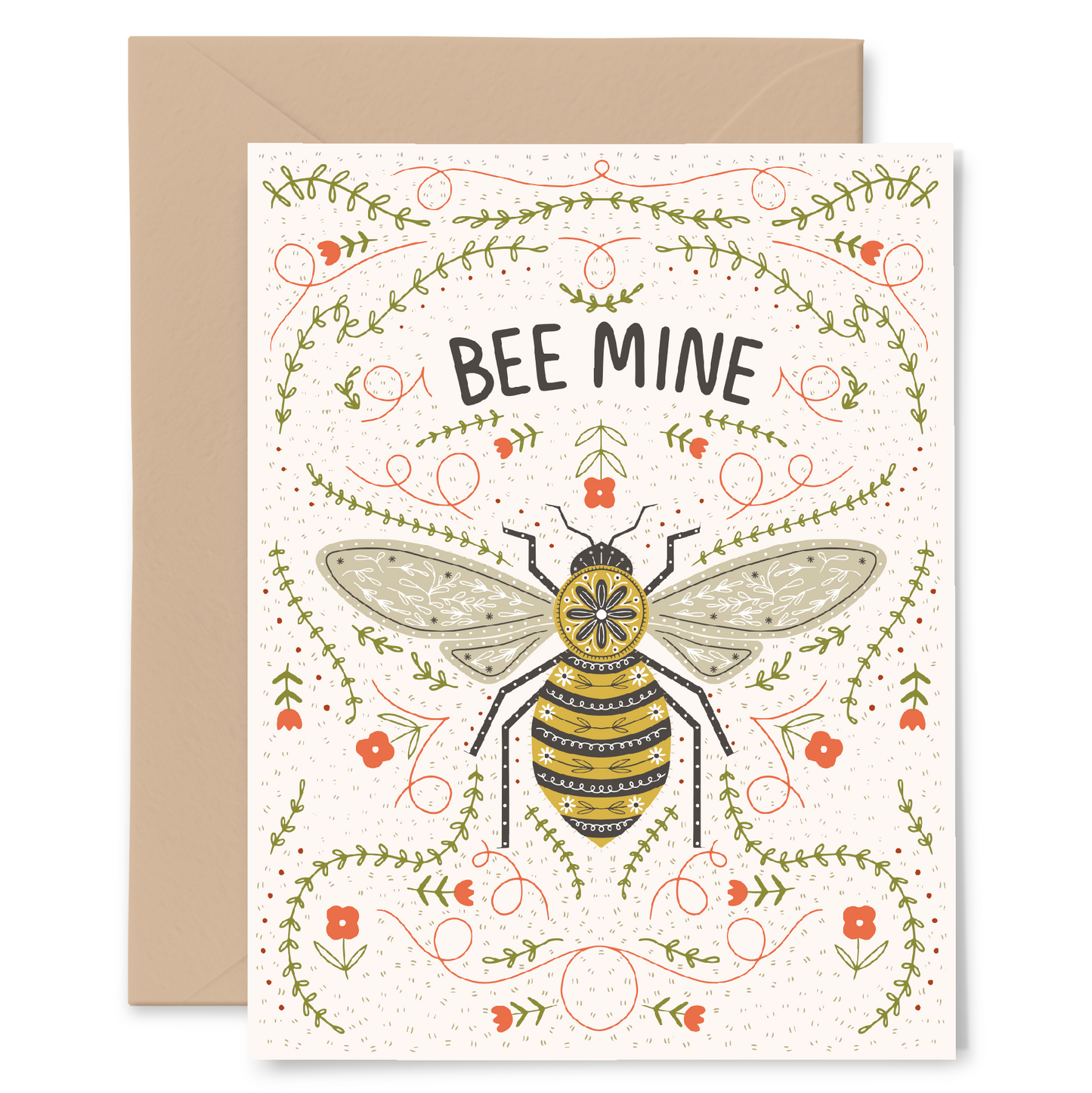 Bee My Valentine Card