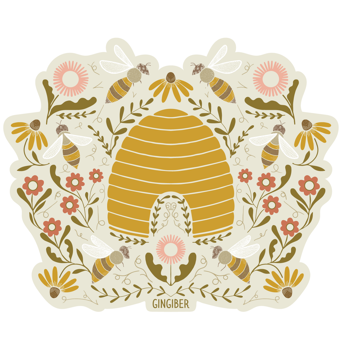 Beehive Sticker