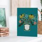 Birthday Flower Tin Card