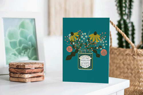 Birthday Flower Tin Card - Gingiber