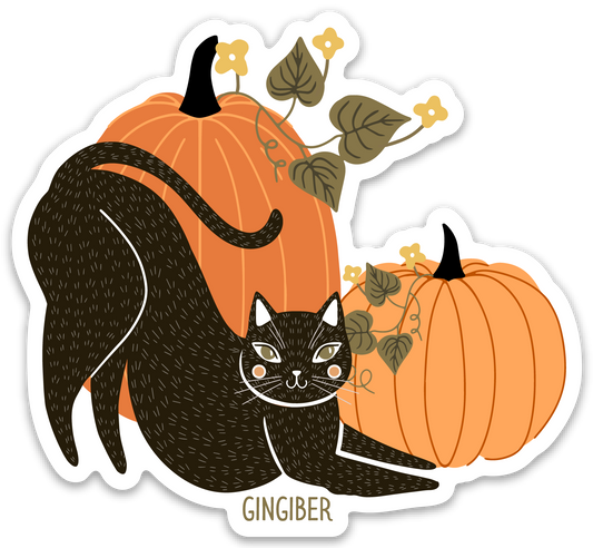 Black Cat Sticker