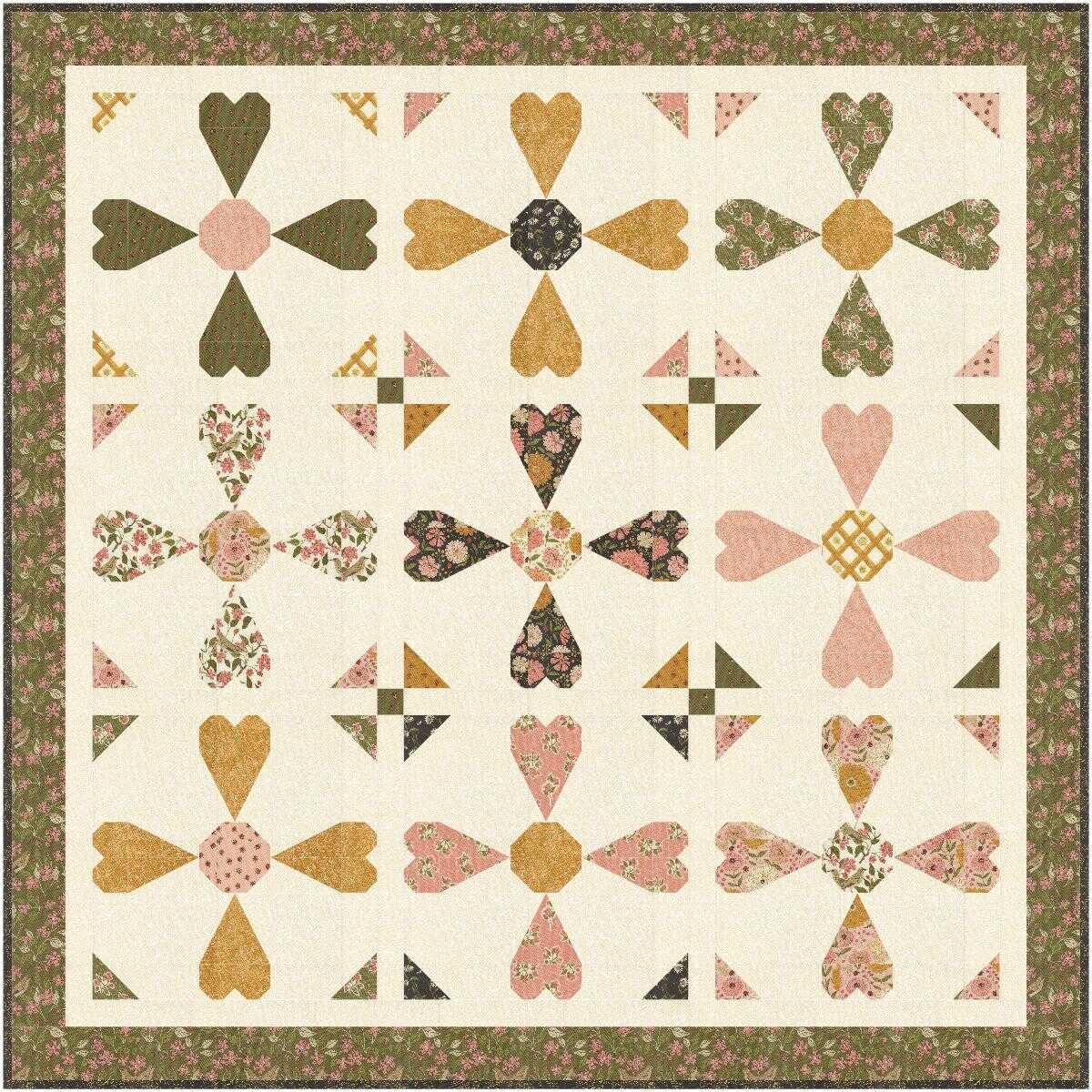 Blooming Petals Quilt Pattern