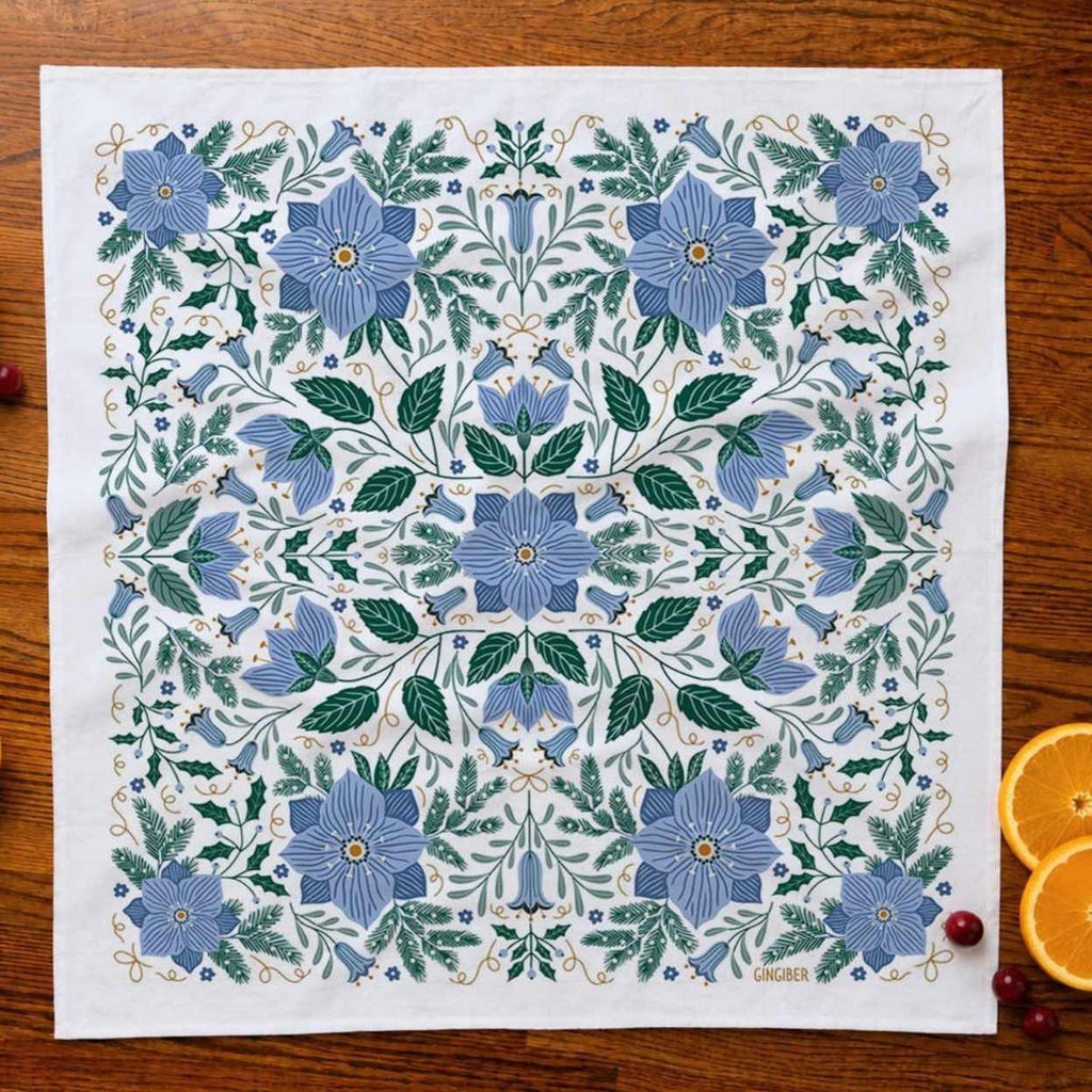 Winter Botanicals Tea Towel Bundle