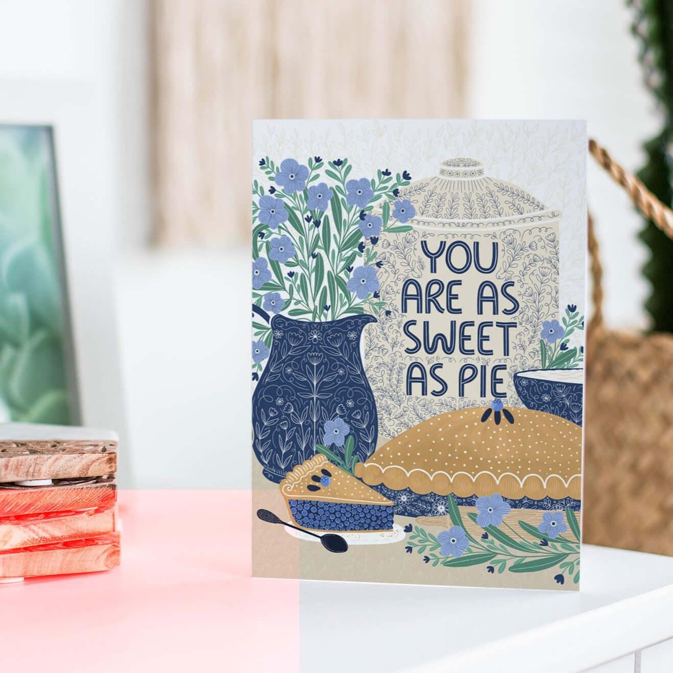 Thank You Pie Card - Gingiber
