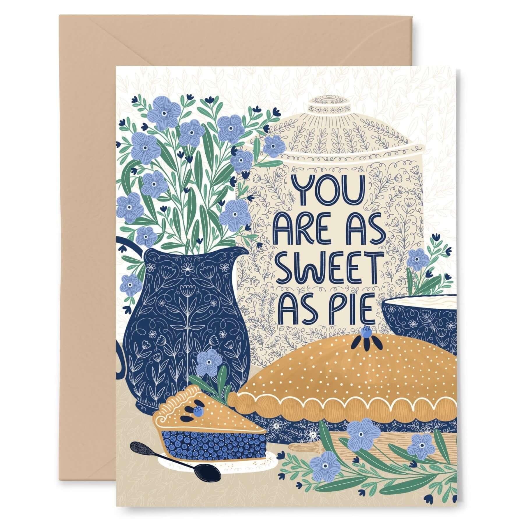 Thank You Pie Card - Gingiber