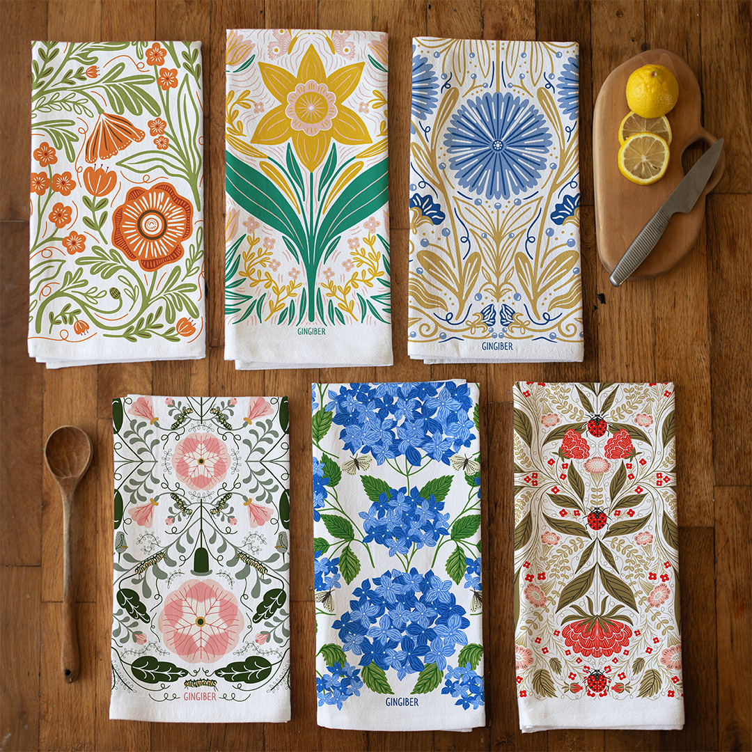 Bouquet Tea Towel Bundle
