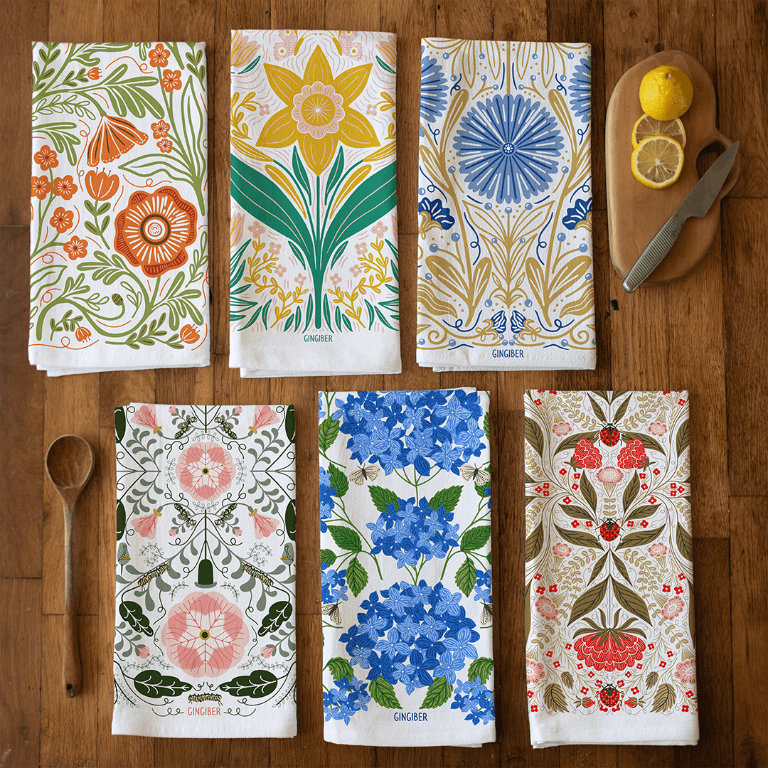 Bouquet Tea Towel Bundle