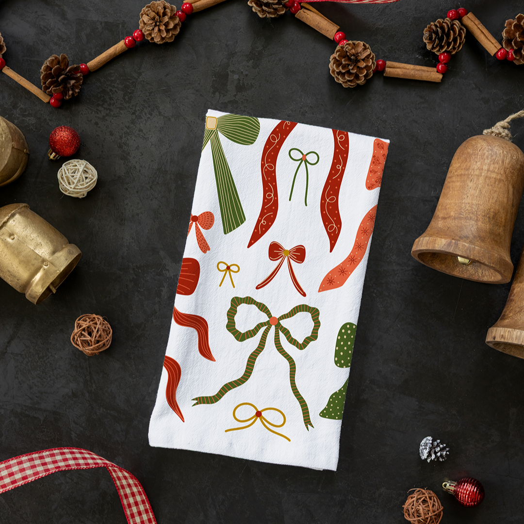 Baubles & Bows Tea Towel Bundle
