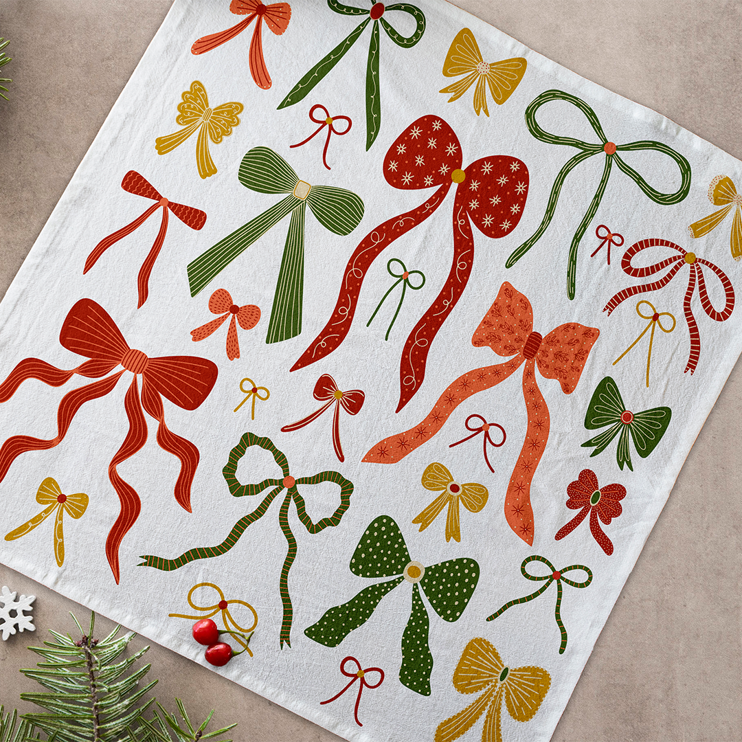 Wrapped in Cheer Tea Towel Bundle