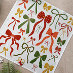 Bows Tea Towel - Gingiber