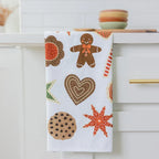 Christmas Cookies Tea Towel - Gingiber