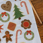 Christmas Cookies Tea Towel - Gingiber