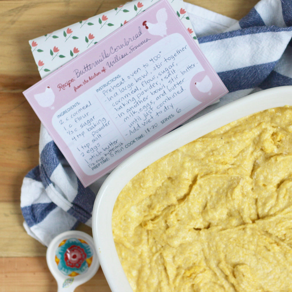 chicken recipe card