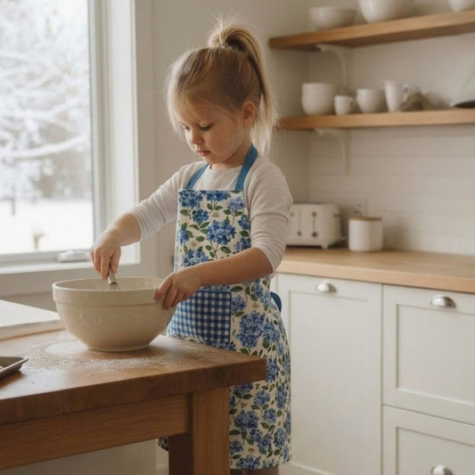 Children's Hydrangea Apron
