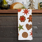 Christmas Cookies Tea Towel - Gingiber