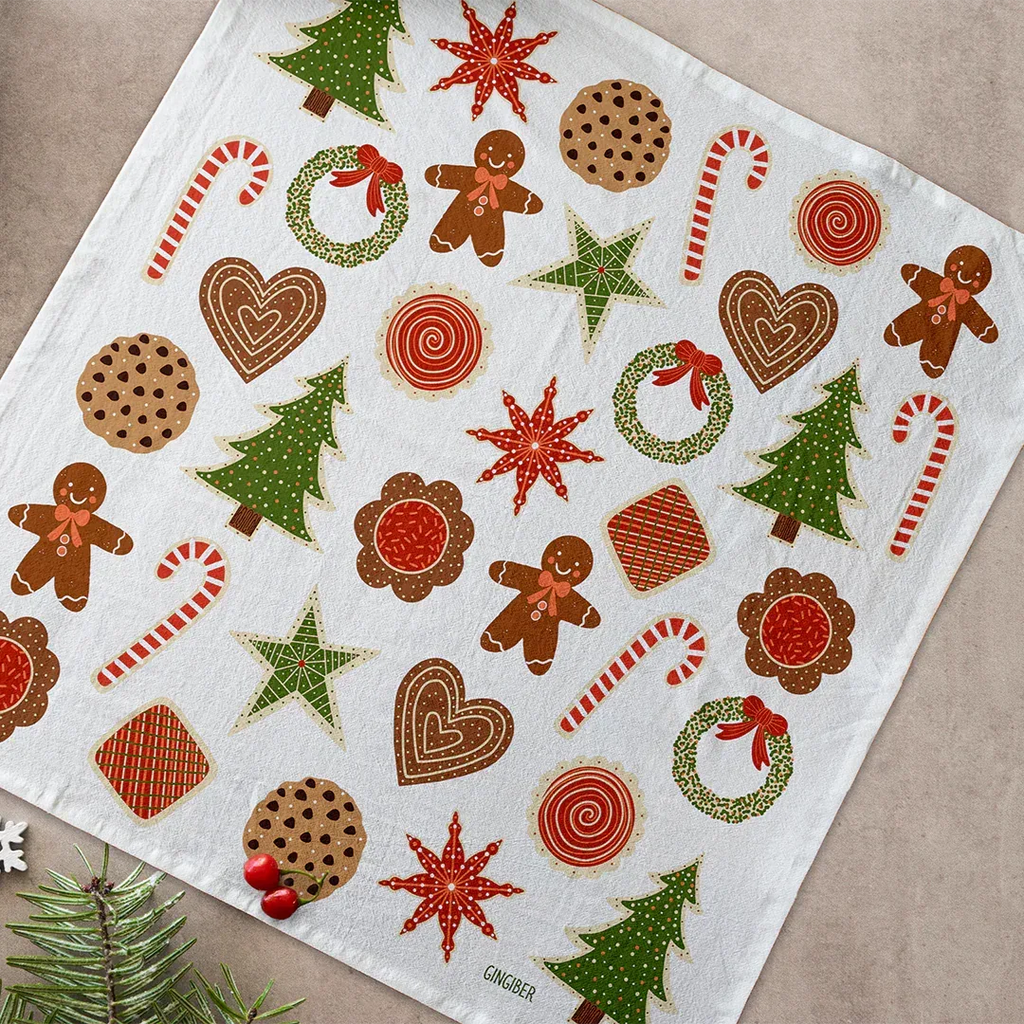 Holiday Favorites Tea Towel Bundle - Gingiber