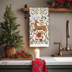 Christmas Forest Tea Towel (REDIRECT) - Gingiber