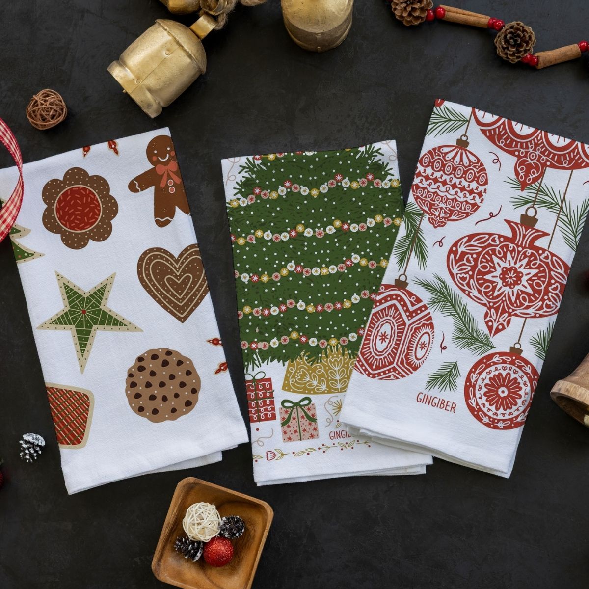 Christmas Traditions Tea Towel Bundle