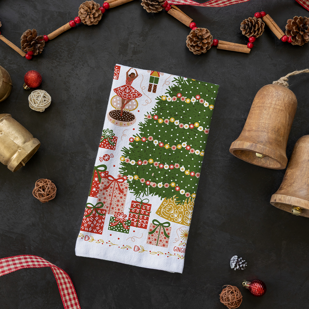 Christmas Tree Tea Towel