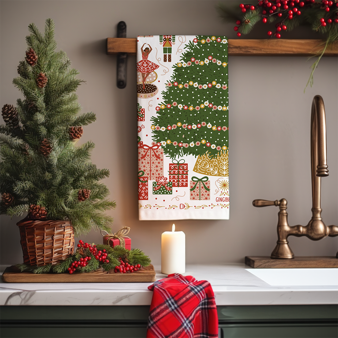 Christmas Tree Tea Towel
