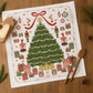 Christmas Tree Tea Towel