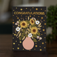 Congratulations Vase Card