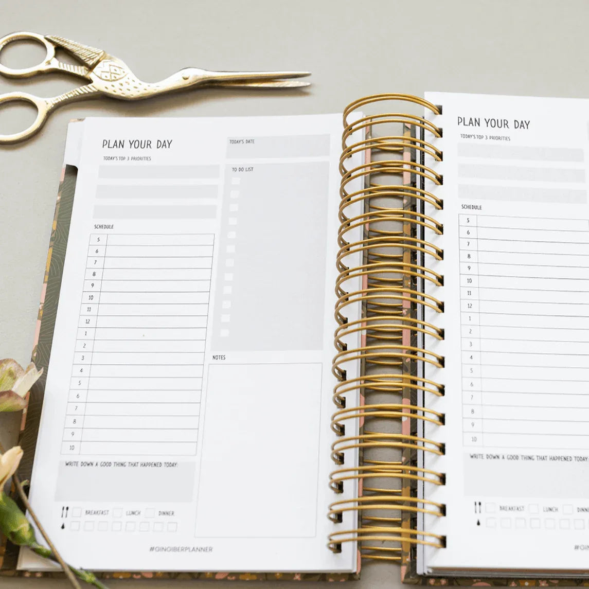 Evergreen Daily Planner - Gingiber
