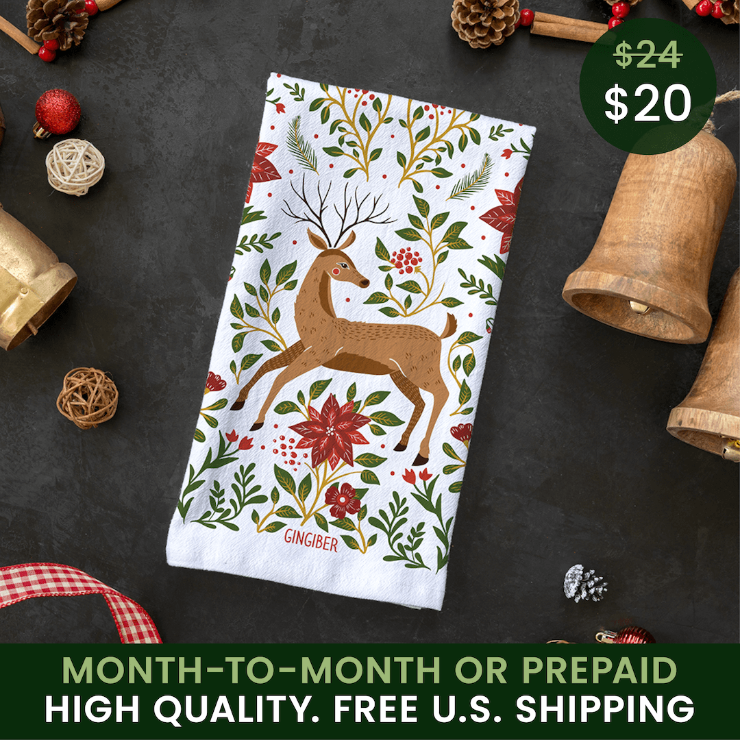 Monthly Tea Towel Subscription