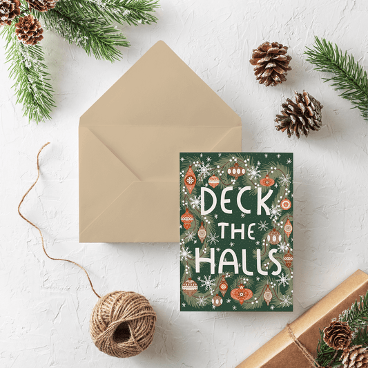 Deck The Halls Card