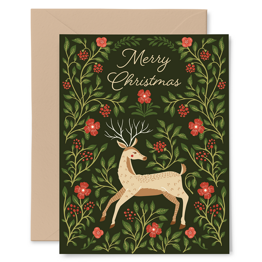 Deer Merry Christmas Card