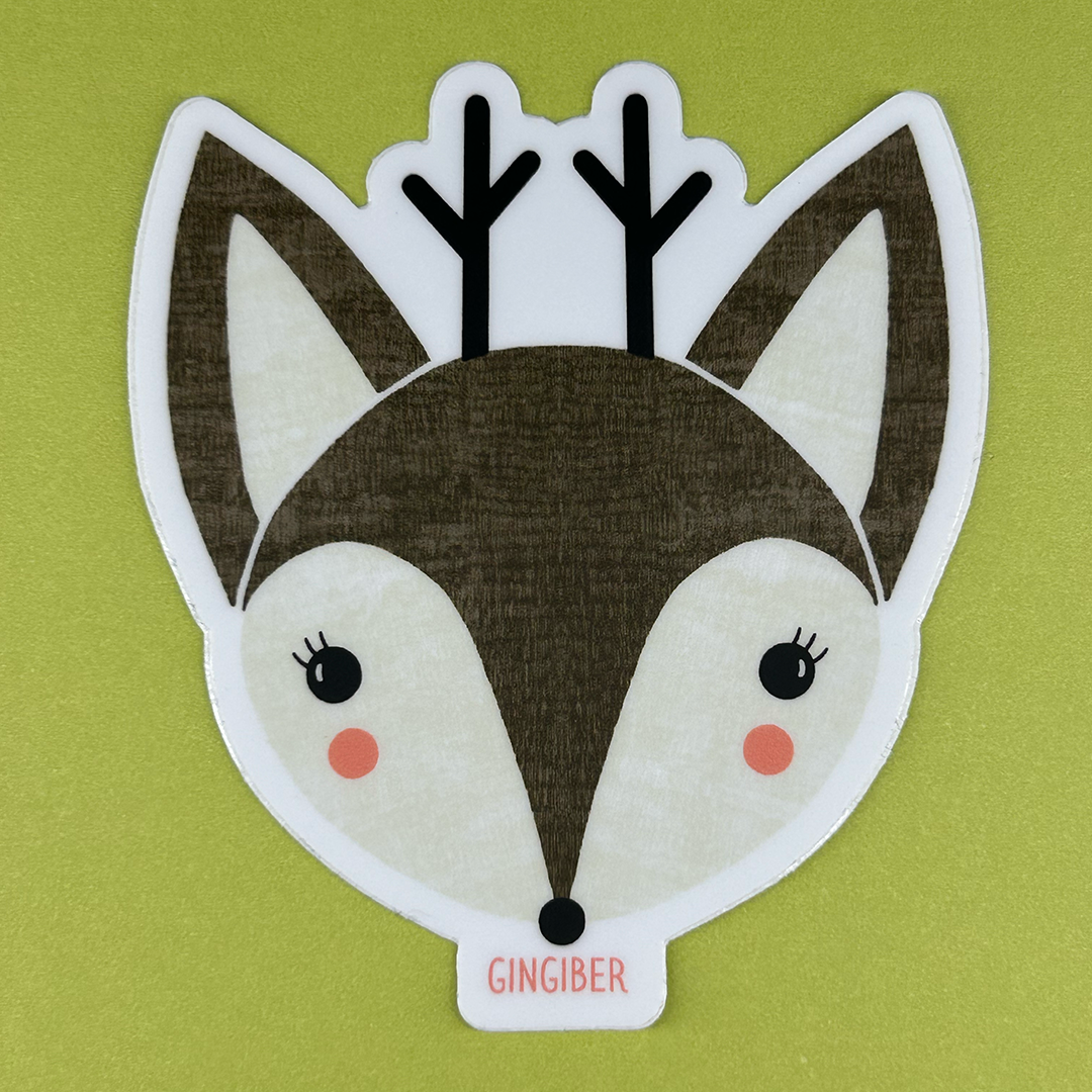 Woodland Deer Sticker