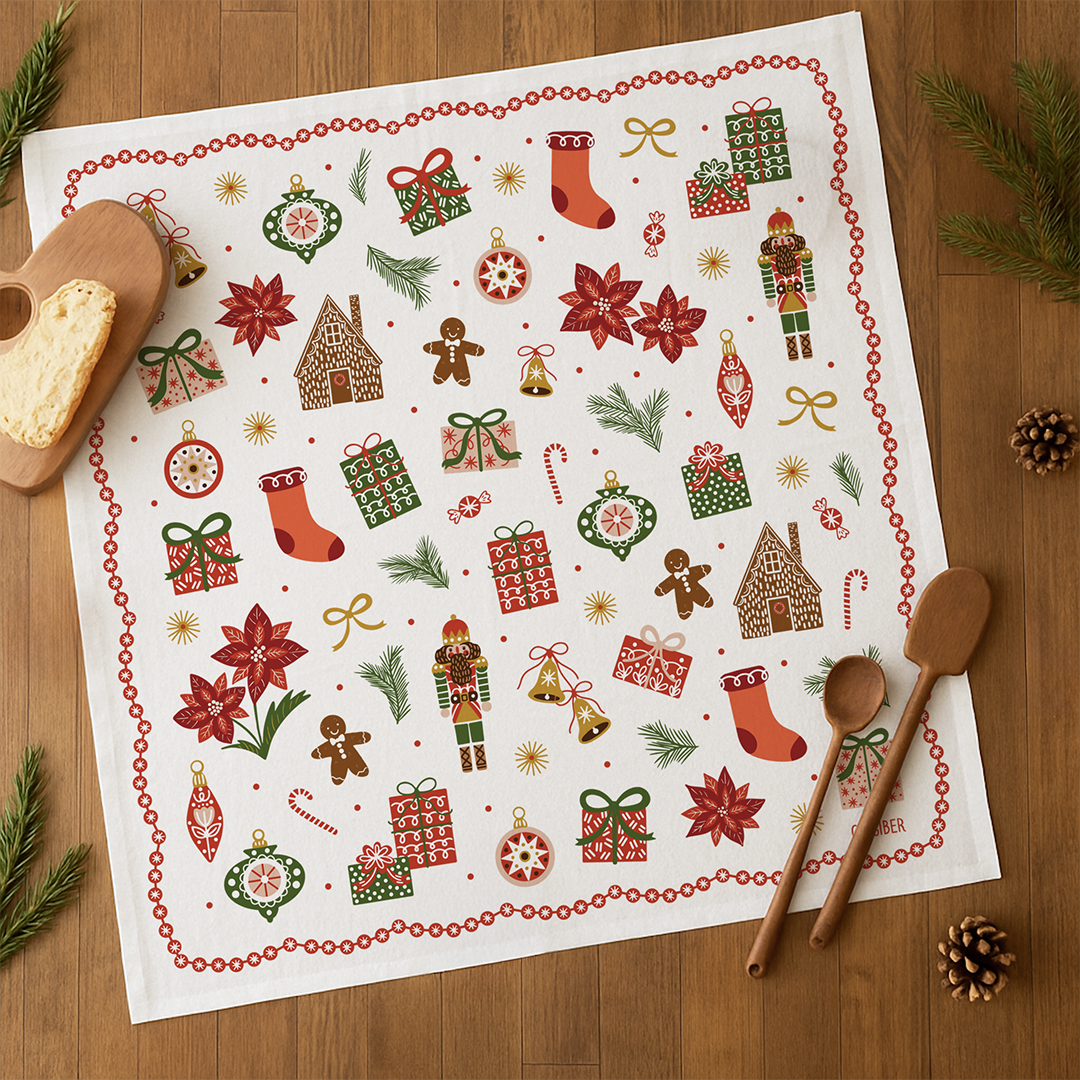 Wrapped in Cheer Tea Towel Bundle