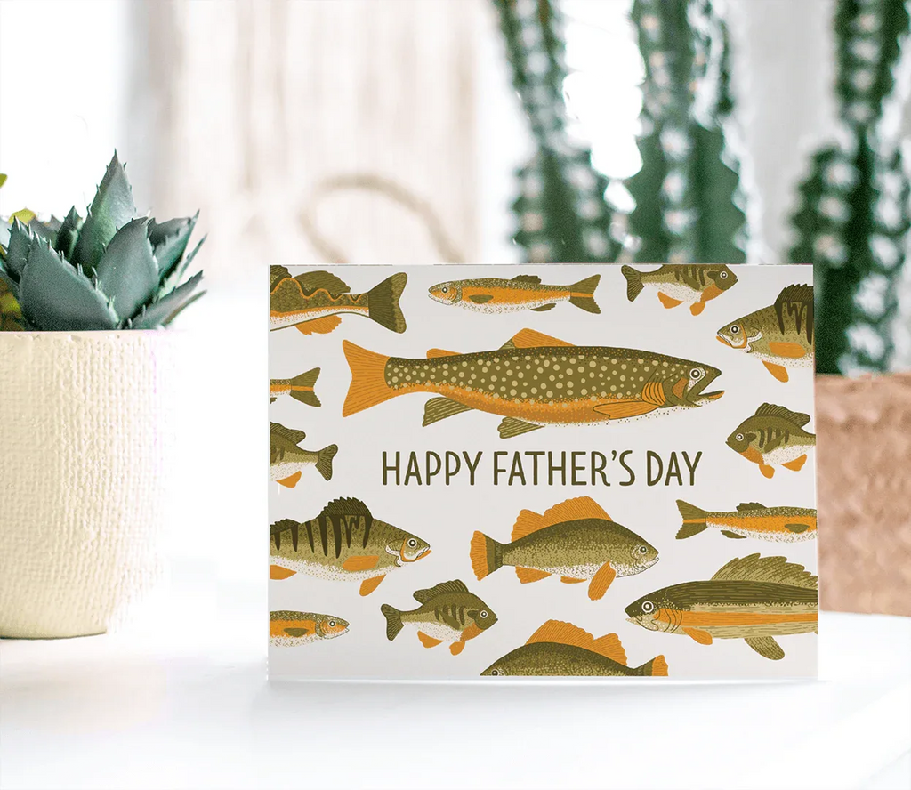 Fish Father's Day Card - Gingiber