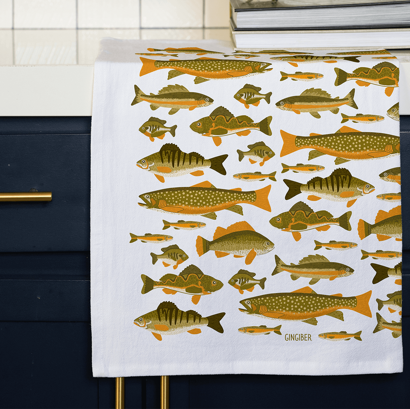 Fish Tea Towel
