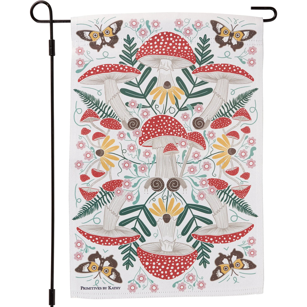 Mushroom Garden Flag