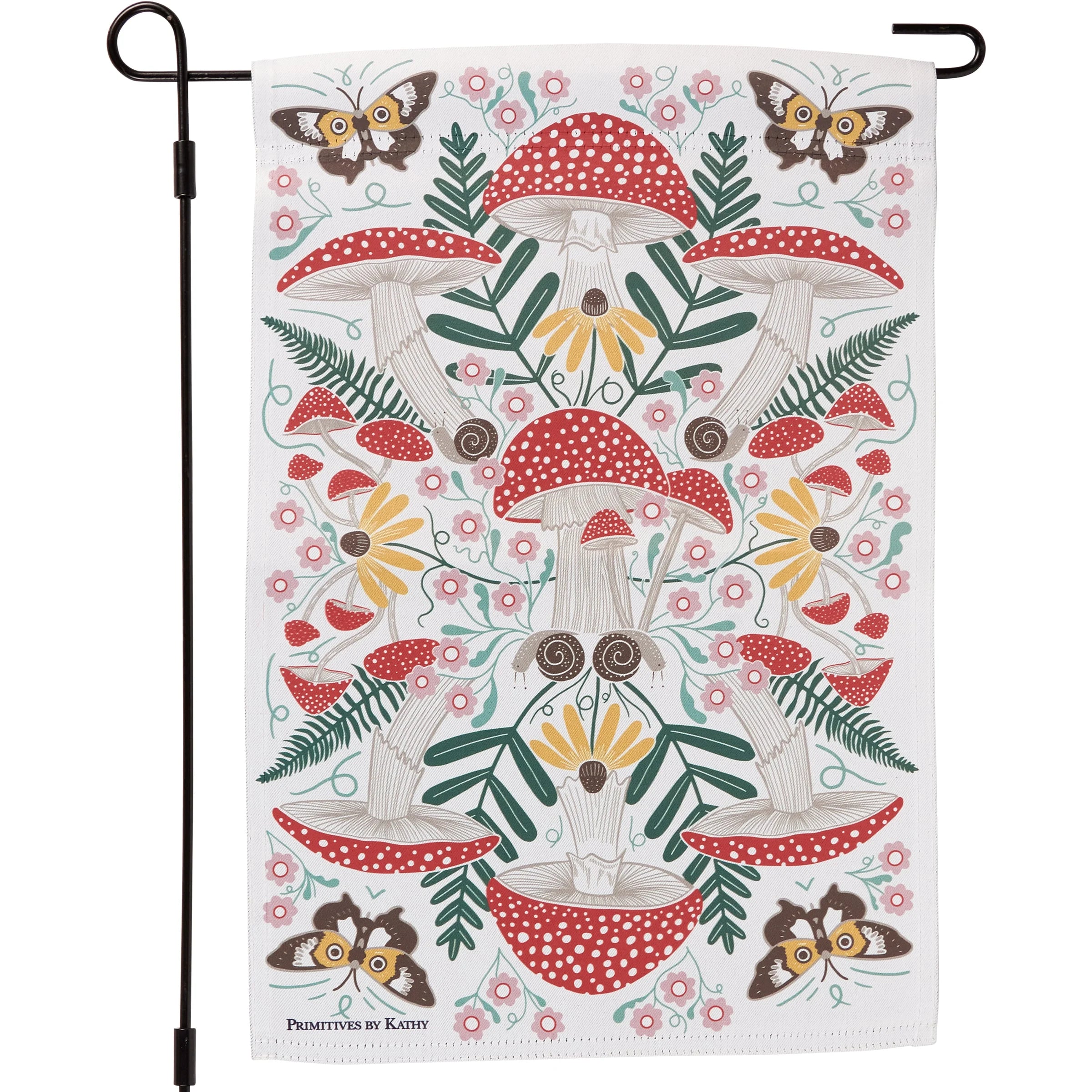 Mushroom Garden Flag