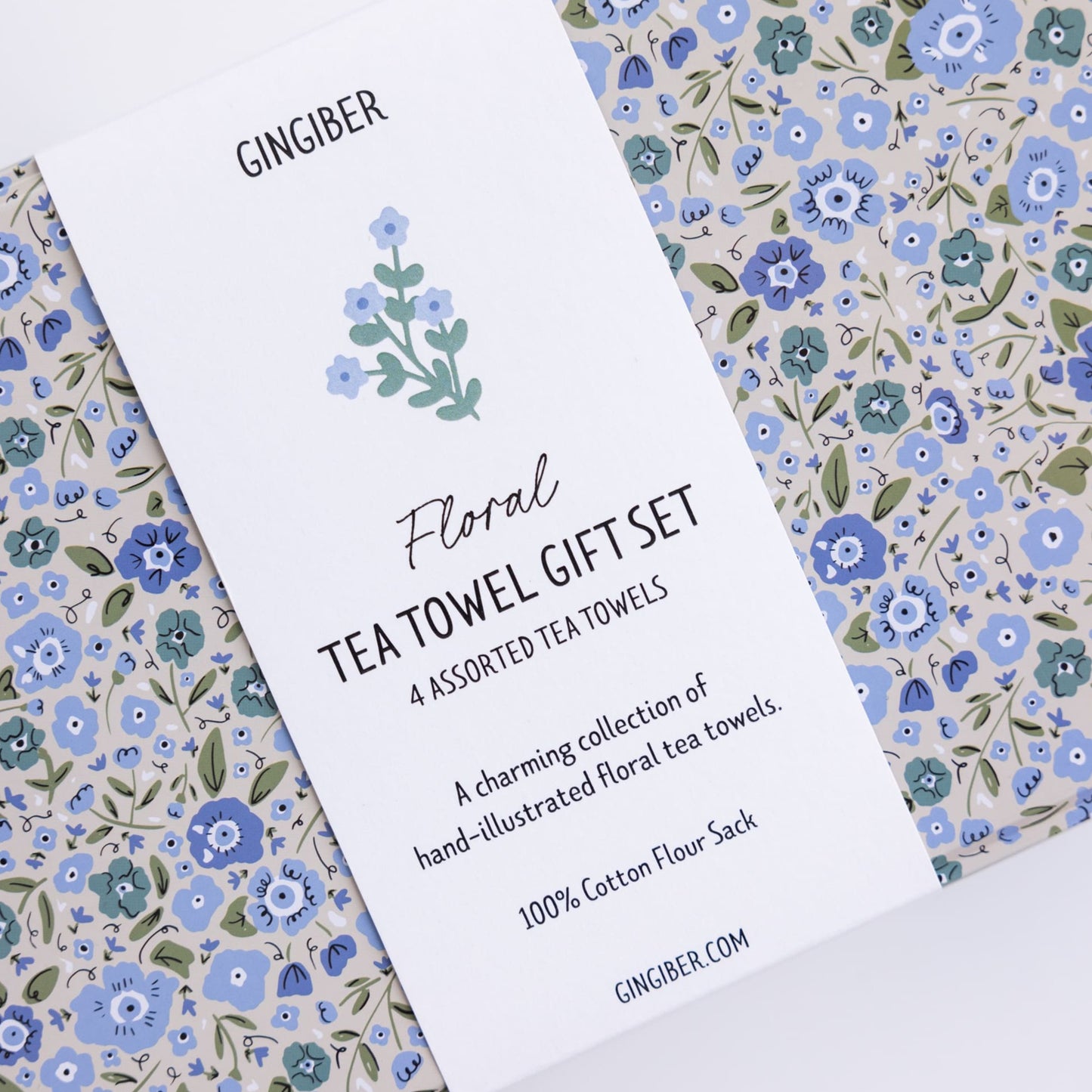 Floral Tea Towel Gift Set