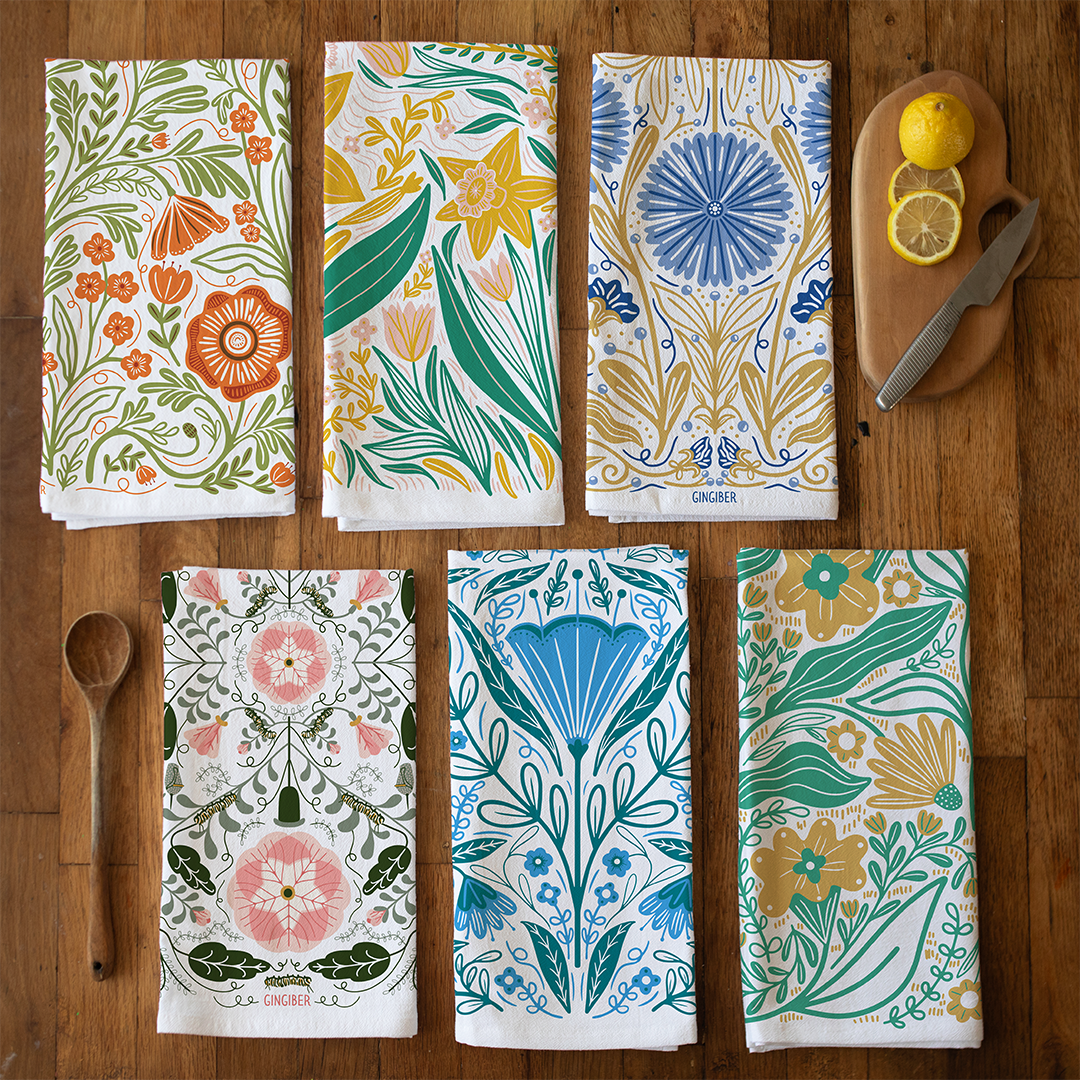 Bouquet Tea Towel Bundle