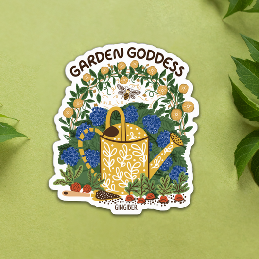Garden Goddess Sticker