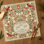 Ginger Cookies Recipe Tea Towel - Gingiber