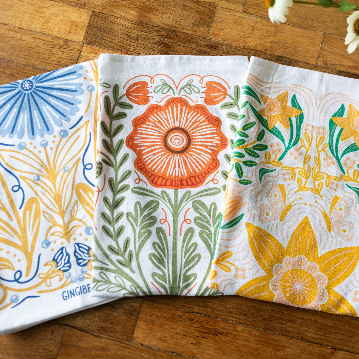 Flower Power Tea Towel Bundle