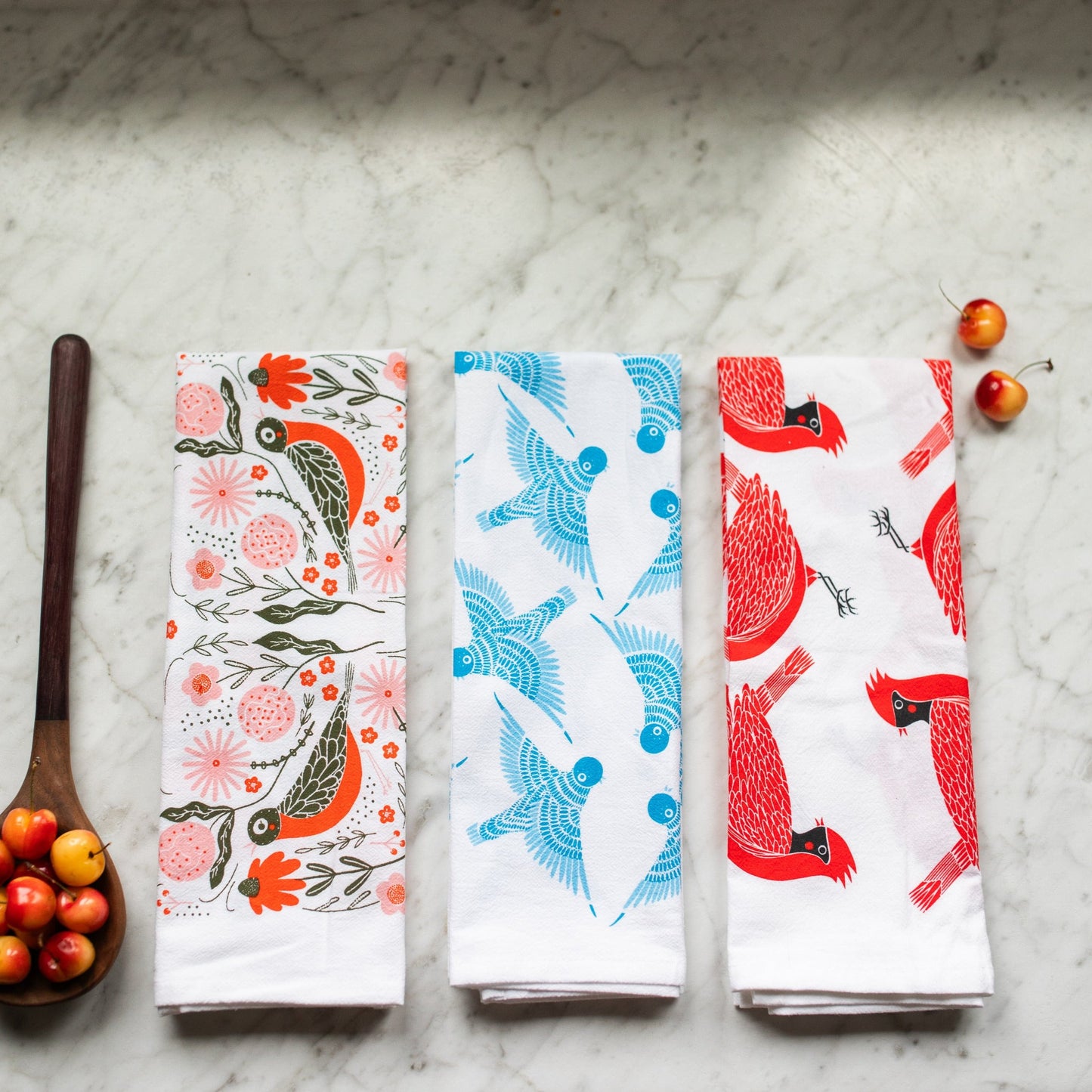 Three Bird Tea Towel Bundle