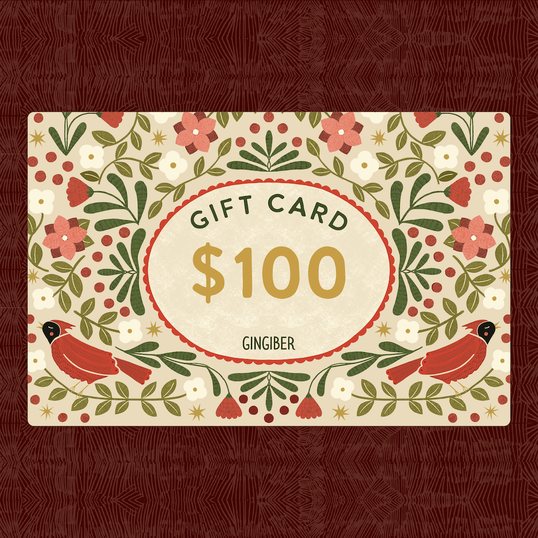 Gingiber Gift Card: Select from $25 - $100