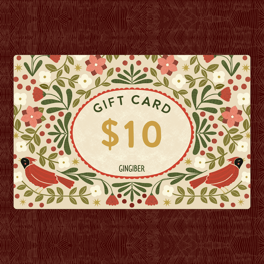 Gingiber Gift Card: Select from $10 - $100