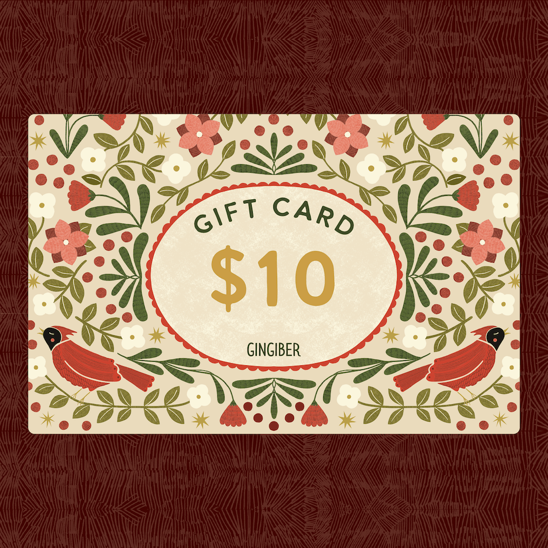Gingiber Gift Card: Select from $25 - $100