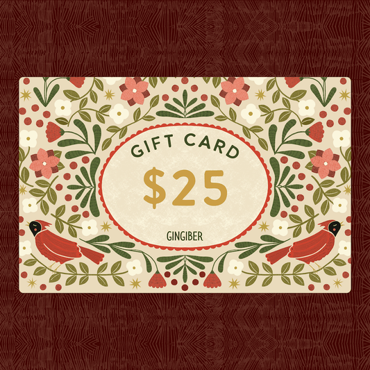 Gingiber Gift Card: Select from $10 - $100