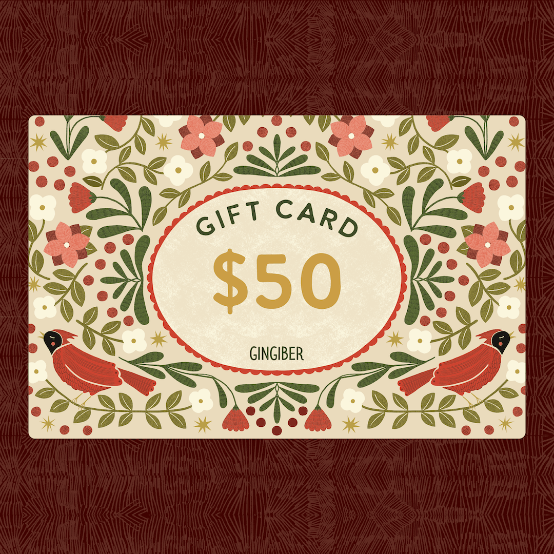 Gingiber Gift Card: Select from $25 - $100