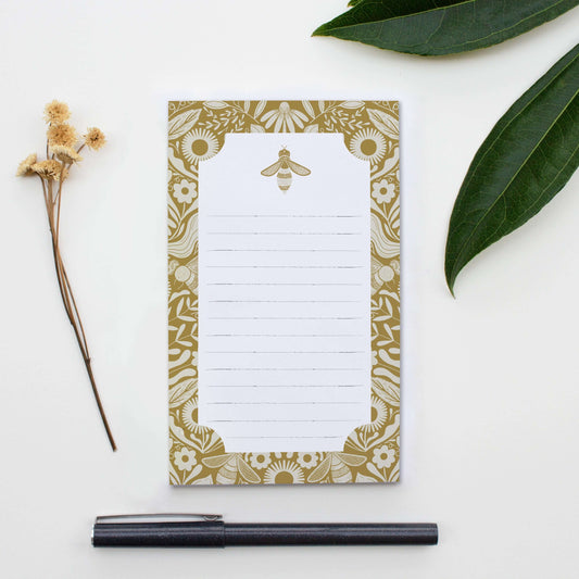 Golden Bee Notepad