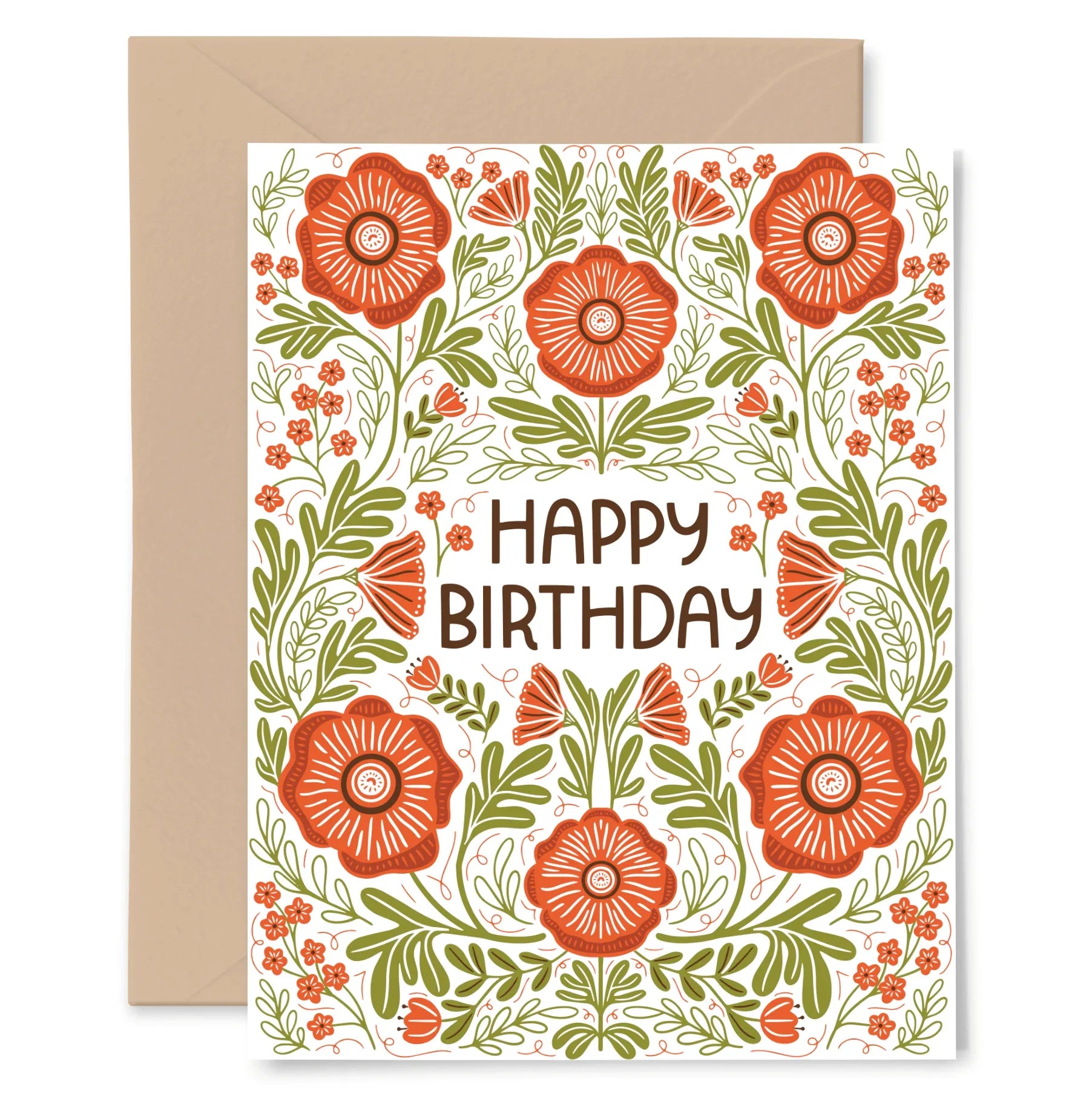 Happy Birthday Poppy Card - Gingiber