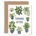Houseplants Thinking of You Card - Gingiber